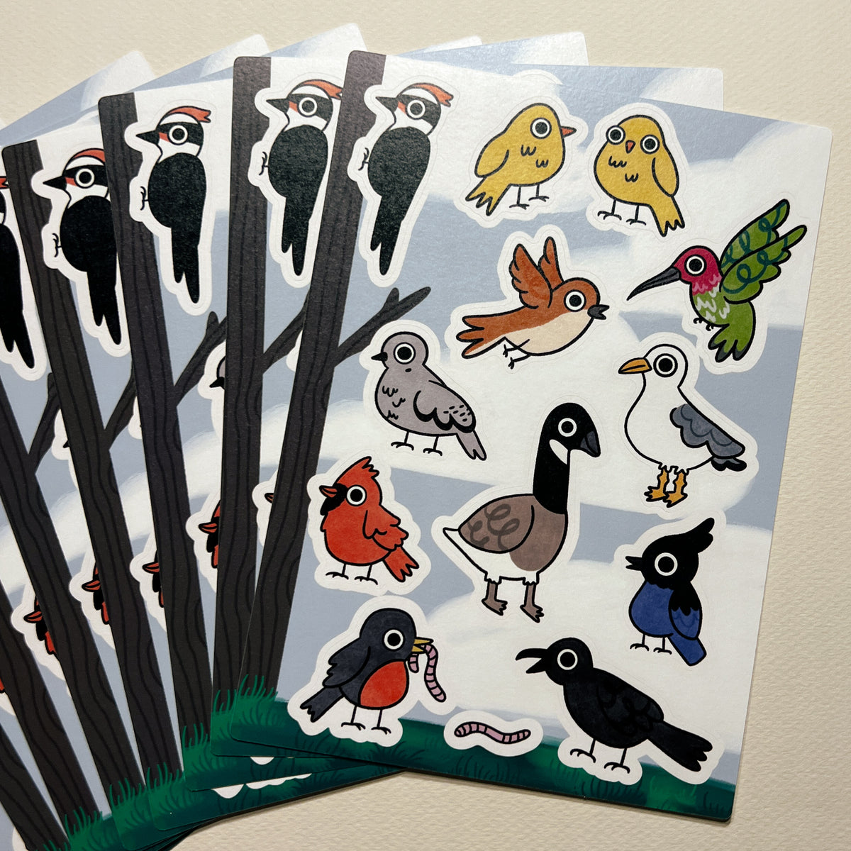 Birds & Bugs Washi Sticker Sheet Bundle