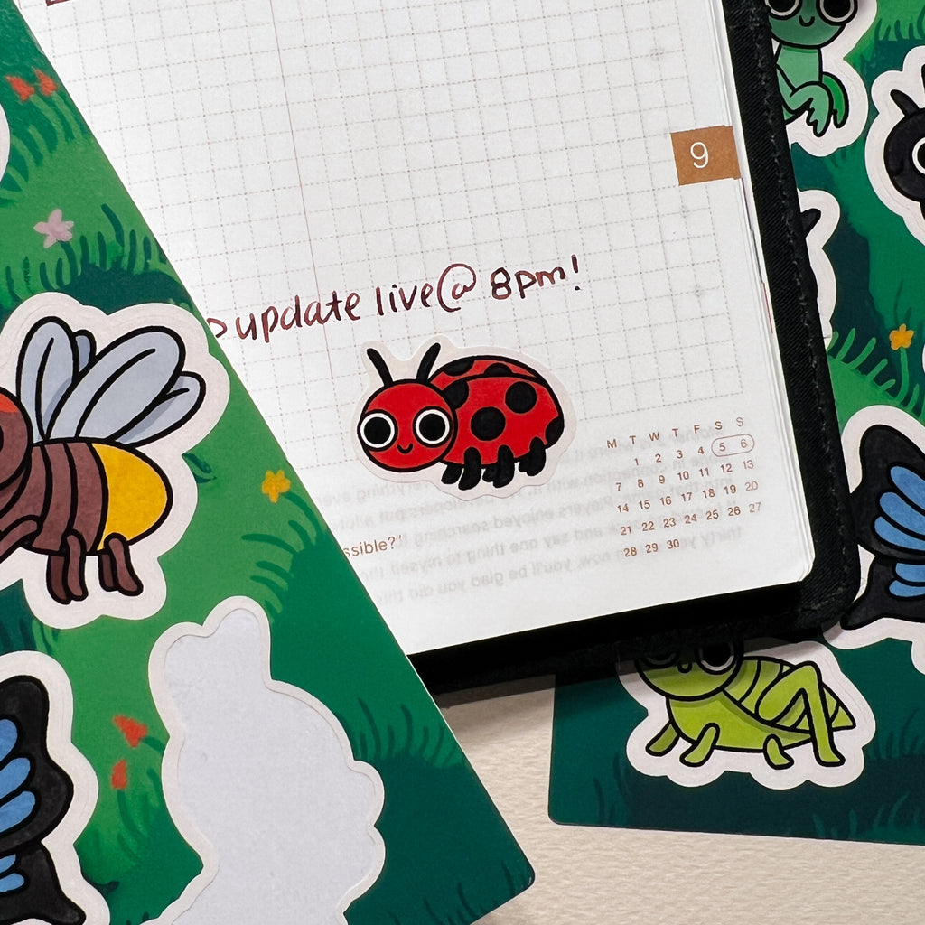 Bugs Washi Sticker Sheet